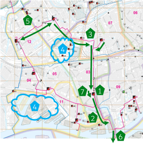 Deelprojecten rioolvernieuwing Rotterdam